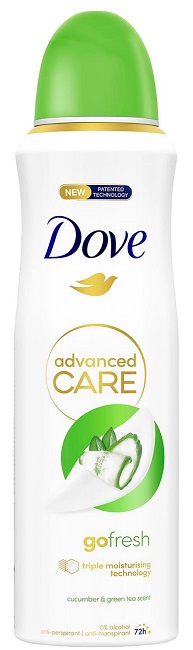 Dove deospray Advanced Go Fresh Cocumber & Green Tea 150 ml
