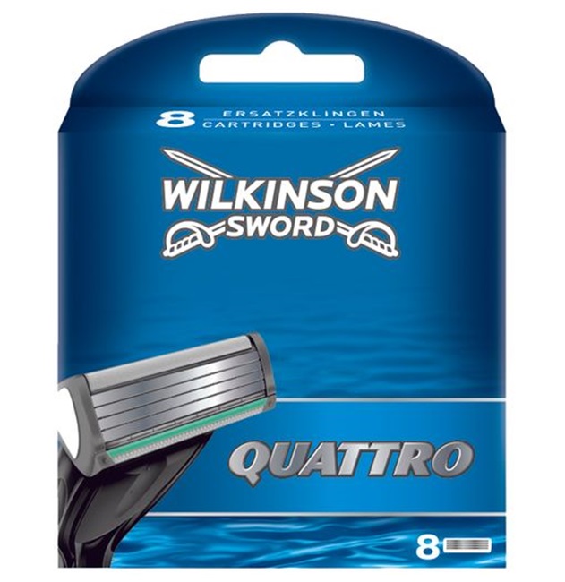 Wilkinson Sword Quattro náhradní břity 8 ks