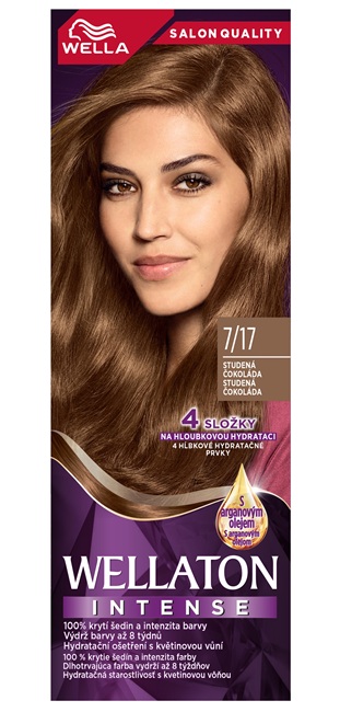 Wella Wellaton Intense Color Cream krémová barva na vlasy 7/17 studená čokoláda