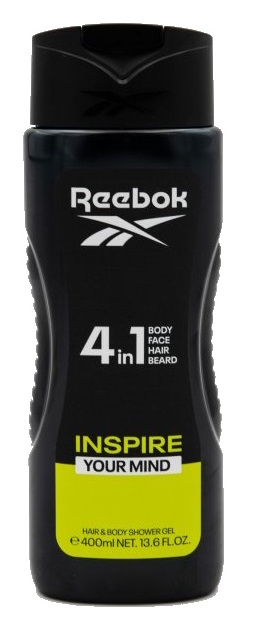 Reebok Men sprchový gel 4 v 1 Inspire Your Mind 400 ml