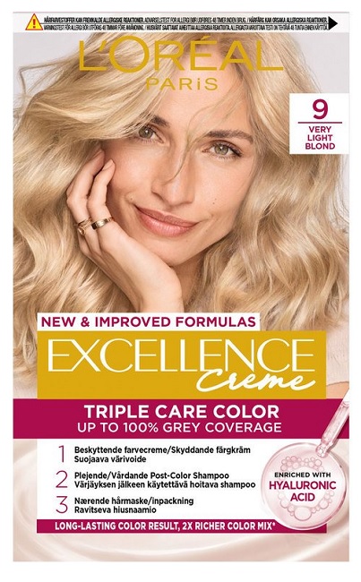 Loreal Paris Excellence Creme barva na vlasy 9 blond velmi světlá