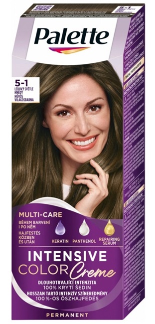 Palette barva na vlasy Intensive Color 5-1 ledově světle hnědý 50 ml