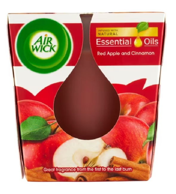 Airwick svíčka Jablko & skořice 105 g