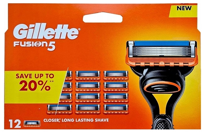 Gillette Fusion5 náhradní břity 12 ks