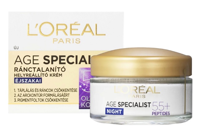Loreal krém Age Specialist 55+ proti vráskám noční 50 ml