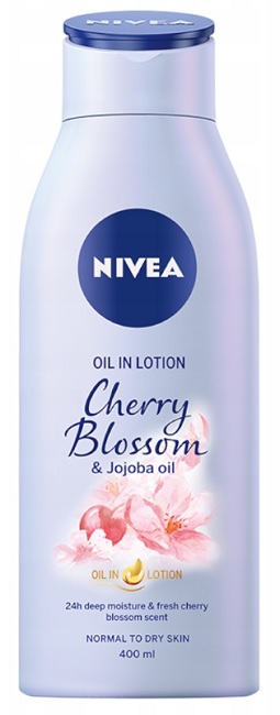 Nivea tělové mléko Cherry Blossom 400 ml