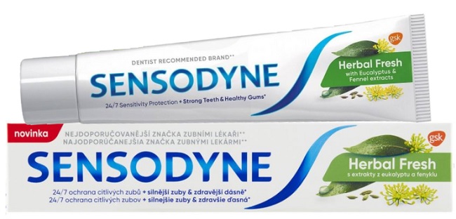 Sensodyne zubní pasta Herbal 75 ml