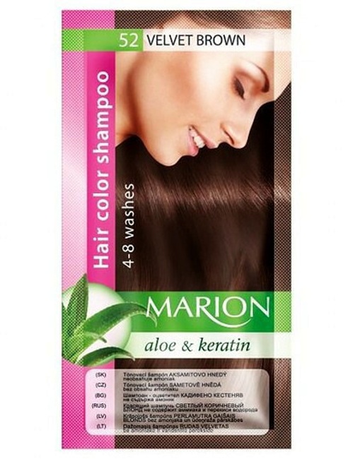 Marion tónovací šampón 52 Velvet Brown 40 ml