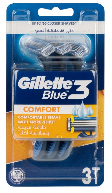Gillette Blue3 holící jednorázový strojek 3 ks