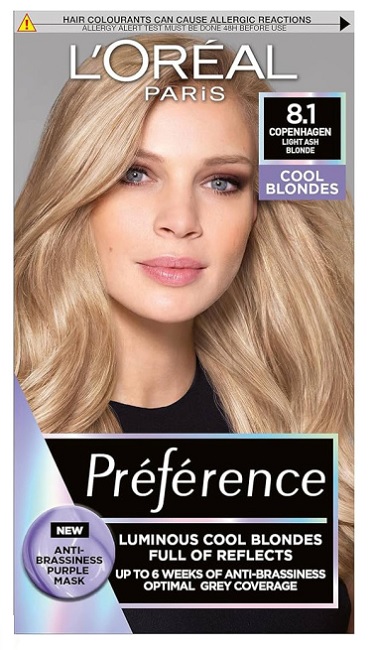 Loreal Paris Préférence 8.1 Světlá popelavá blond