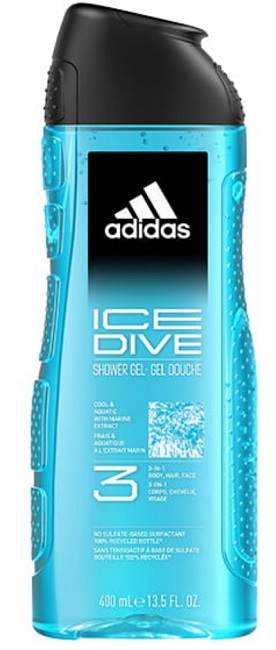 Adidas sprchový gel 3v1 Ice Dive 400 ml