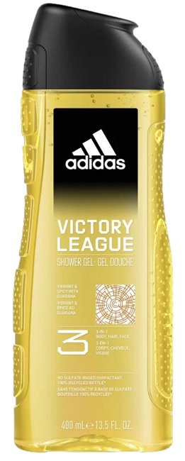 Adidas sprchový gel 3v1 Victory League 400 ml