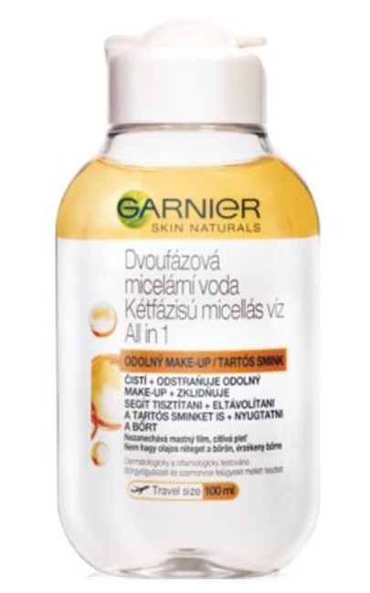 Garnier Skin Naturals Cleansing dvoufázová micelární voda 3 v 1 100 ml