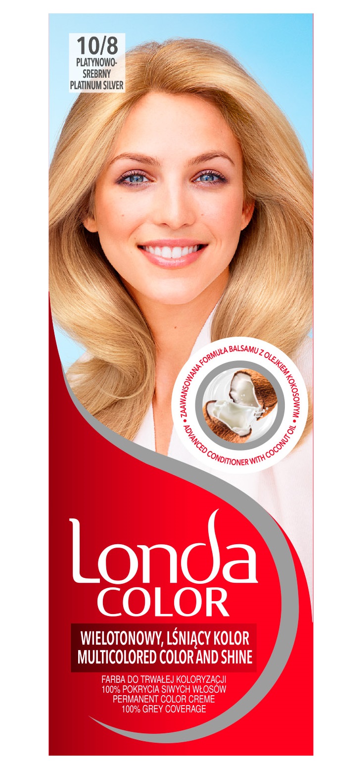 Londa Color barva na vlasy 10/8 platinově stříbrná