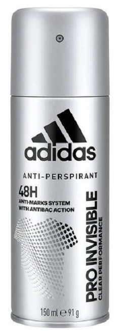 Adidas deospray Men antiperspirant 48H Pro Invisible 150 ml