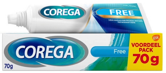 Corega extra silný fixační krém Free 70 g