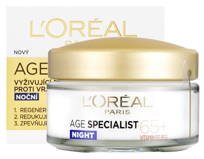 Loreal krém Age Specialist 65+ proti vráskám noční 50 ml