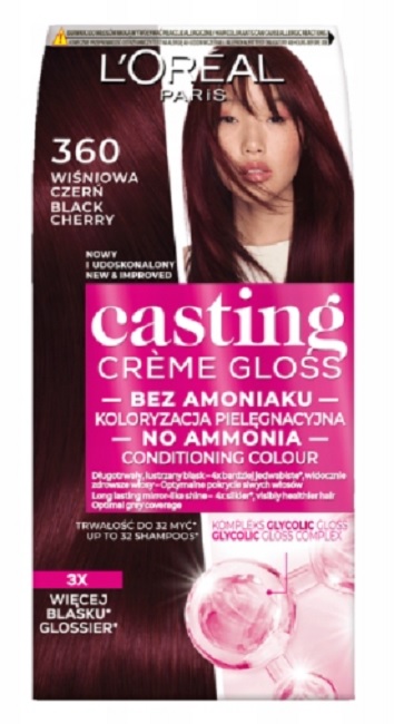 Loreal Paris Casting barva na vlasy 360 tmavá višeň