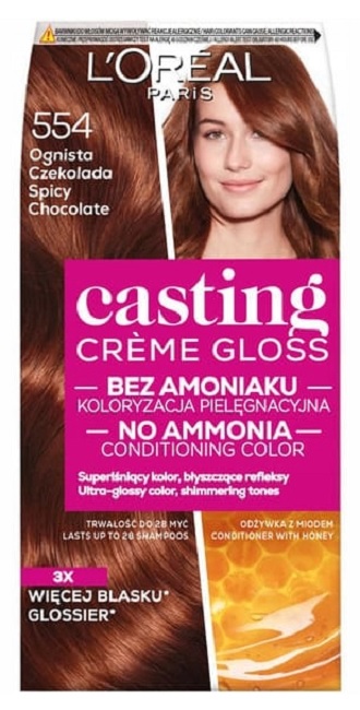 Loreal Paris Casting barva na vlasy 554 Chilli čokoládová