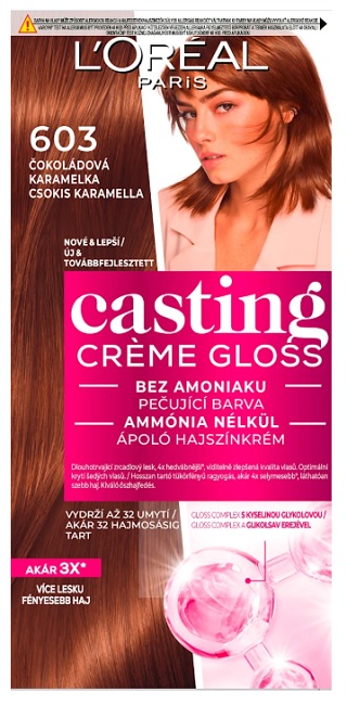 Loreal Paris Casting barva na vlasy 603 čokoládová karamelka