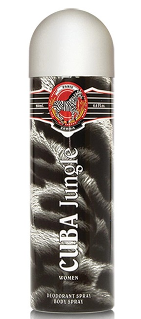 Cuba deospray Jungle Zebra Woman 200 ml