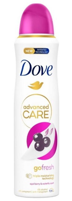 Dove deospray Advanced Go Fresh Acai Berry 150 ml