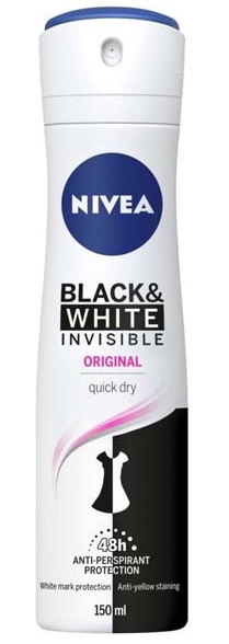Nivea deospray Invisible Black & White Original 150 ml