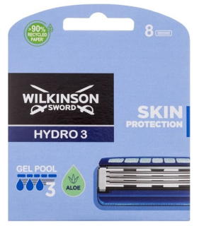 Wilkinson Sword Hydro 3 Skin Protection náhradní břity 8 ks