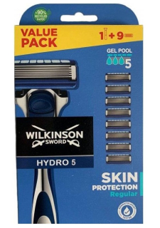 Wilkinson Sword Hydro 5 Skin Protection Regular strojek +  náhradní břity 9 ks