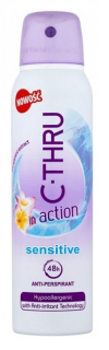 C-THRU deospray In Action Sensitive 150 ml