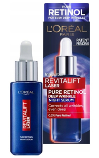 Loreal Revitalift Laser Night Serum s retinolem 30 ml