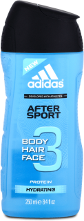 Adidas sprchový gel 3v1 After Sport 250 ml