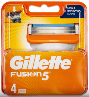 Gillette Fusion náhradní břity 4 ks