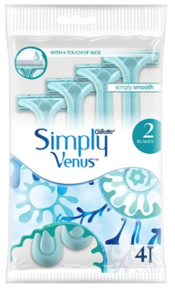 Gillette Simply Venus 2 jednorázové holítka 4 ks