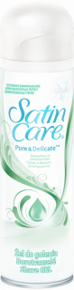Gillette Satin Care gel na holení Pure&Delicate 200 ml
