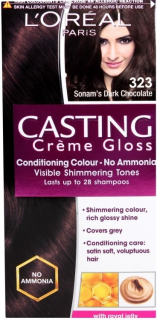 Loreal Paris Casting barva na vlasy 323 hořká čokoláda