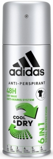 Adidas deospray antiperspirant Cool & Dry 48H 6IN1 150 ml