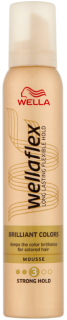 Wella Wellaflex Brilliant Colour silné zpevnění pěnové tužidlo barvené vlasy 200 ml
