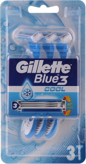 Gillette Blue3 Cool holící jednorázový strojek 3 ks