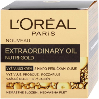 Loreal krém Nutri-Gold Extraordinary Oil denní vyživující 50 ml