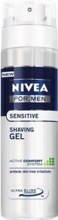Nivea gel na holení Men Sensitive 200 ml