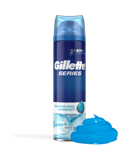 Gillette gel na holení Series Sensitive Cool 200 ml