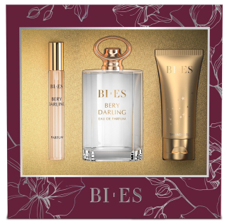 BI-ES sada Berry Darling EDP 100ml+parfém 12ml+sprchový gel 50ml