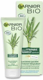 Garnier Bio Lemongrass hydratační krém pro normální až smíšenou pleť 50 ml