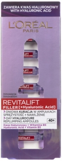Loreal Revitalift Filler 7 denní vyplňující kúra v ampulích 7 x 1,3 ml