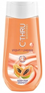 C-THRU sprchový gel Yoghurt & Papaya 250 ml
