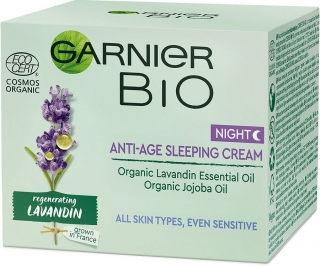 Garnier Bio Lavandin noční krém proti projevům stárnutí pleti 50 ml