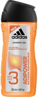 Adidas sprchový gel 3v1 Adipower 400 ml