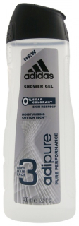 Adidas sprchový gel 3v1 Adipure 400 ml
