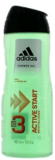 Adidas sprchový gel 3v1 Active Start 400 ml